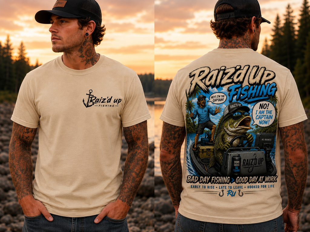 RUF - Bad Day Fishing > Good Day at Work Tee