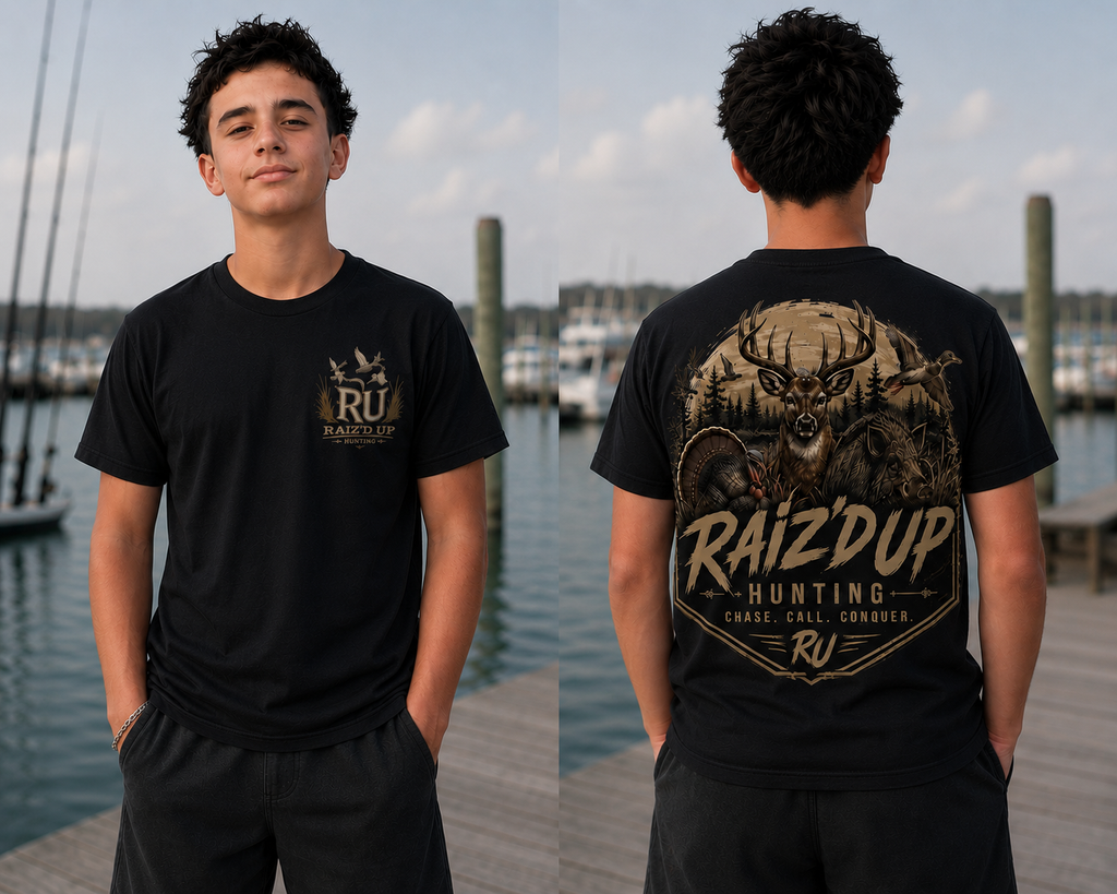 Raiz'd Up Hunting - Chase. Call. Conquer. Tee