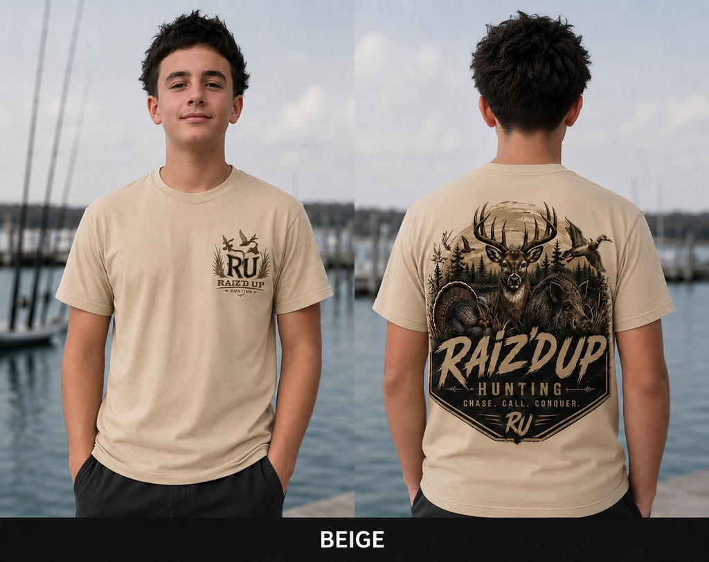 Raiz'd Up Hunting - Chase. Call. Conquer. Tee