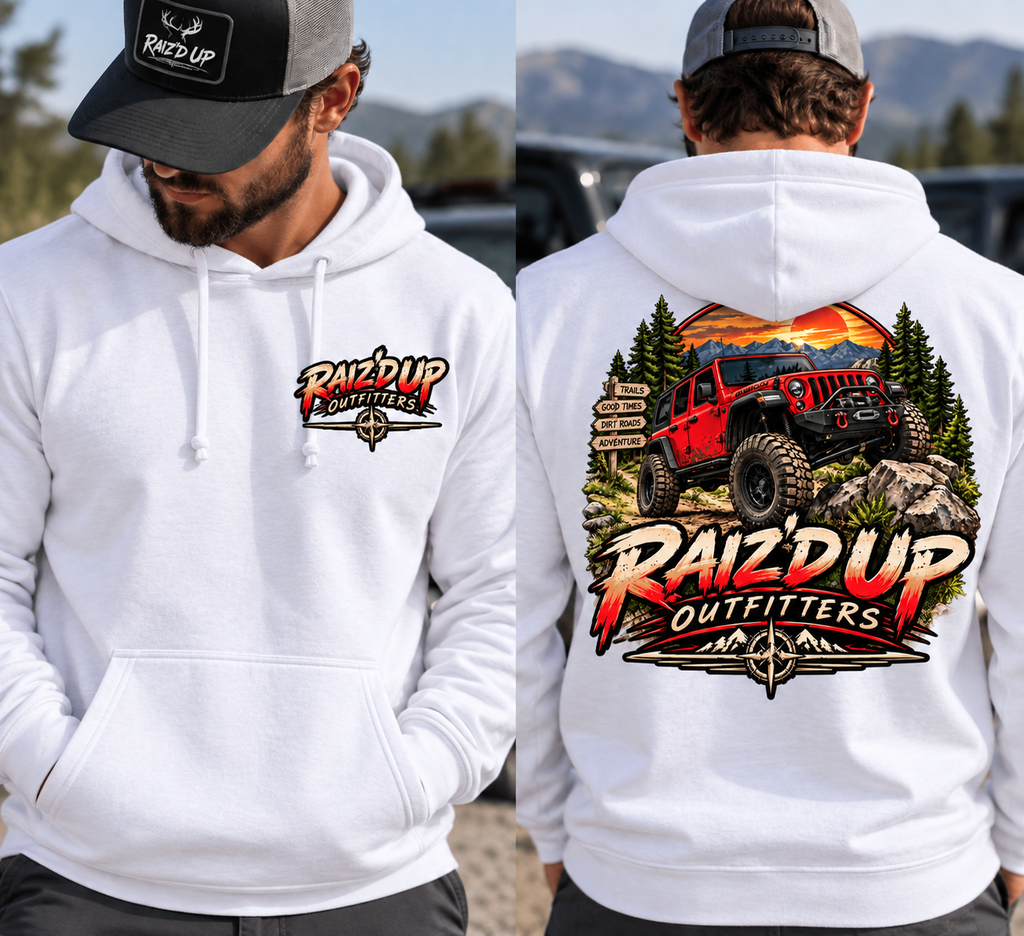 Raiz’d Up Off-Road Adventure – T-Shirt & Hoodie - Men’s