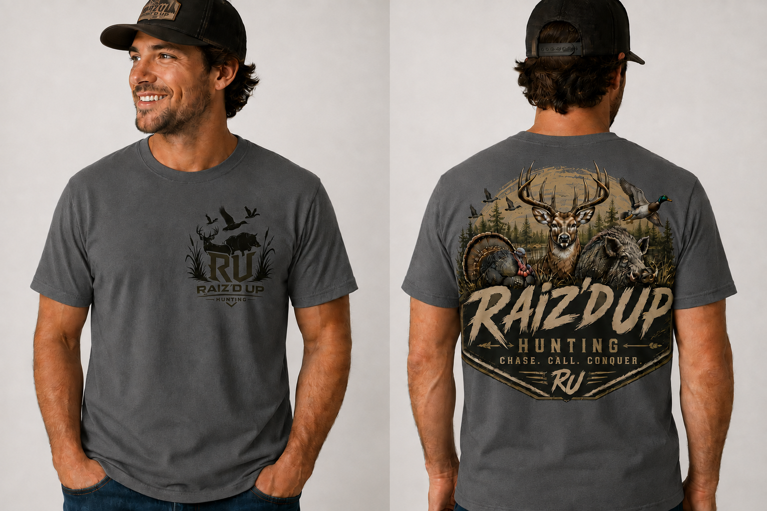 Chase. Call. Conquer. Hunting Tee – Men's